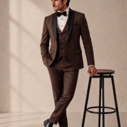 Premium Men's 3-Piece Suit Jacket & Vest Set – Wedding & Formal Wear