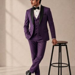 Premium Men's 3-Piece Suit Jacket & Vest Set – Wedding & Formal Wear