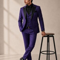 Purple_202608271609 Premium Men’s Wedding Suit – Elegant 3-Piece Formal Collection