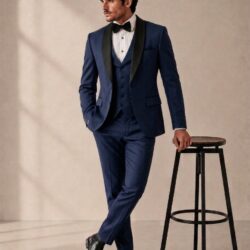 Premium Men's 3-Piece Suit Jacket & Vest Set – Wedding & Formal Wear