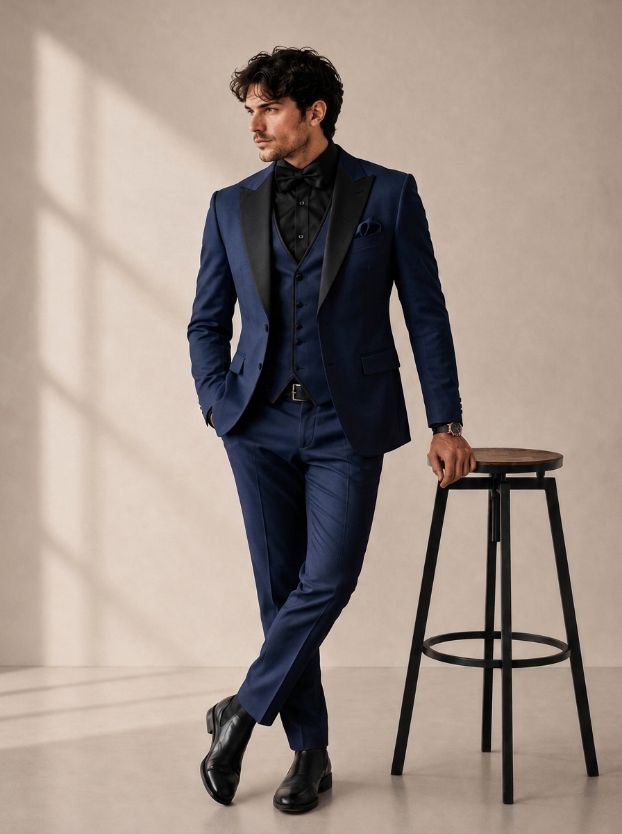 🟦_Navy_Blue_202608271609 Premium Men’s Wedding Suit – Elegant 3-Piece Formal Collection