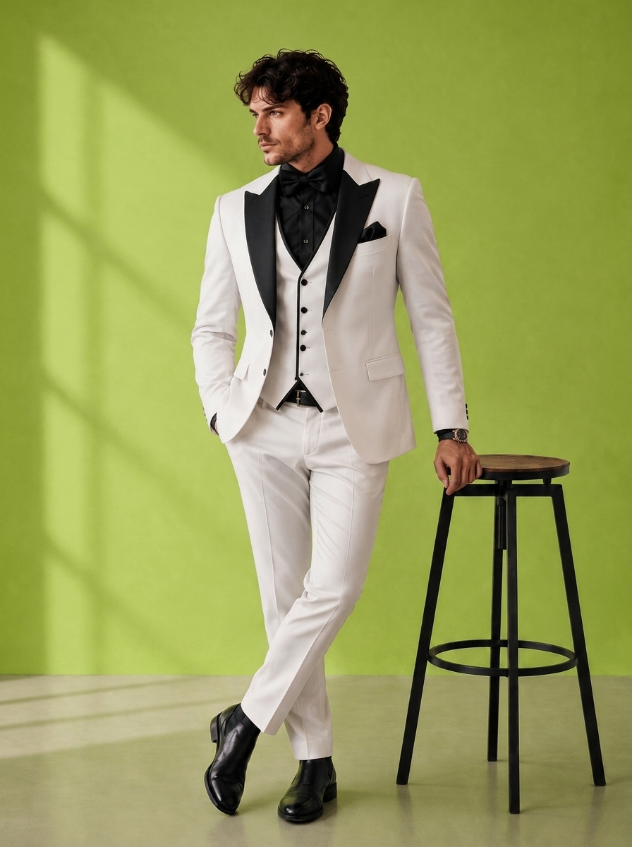 🟩_Lime_Green_202608271609 Premium Men’s Wedding Suit – Elegant 3-Piece Formal Collection